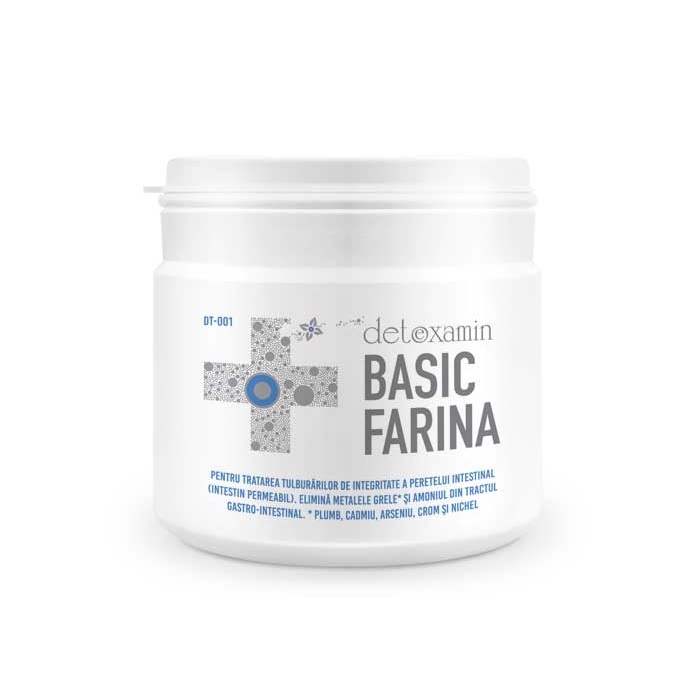 Detoxamin Basic Farina – pentru detoxifierea organismului – 200g